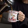 My Butt Would Be So Lonely Without You Couple - Personalized White Edge-to-Edge Mug My Butt Would Be So Lonely Without You Couple - Personalized White Edge-to-Edge Mug