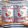 My Butt Would Be So Lonely Without You Couple - Personalized White Edge-to-Edge Mug My Butt Would Be So Lonely Without You Couple - Personalized White Edge-to-Edge Mug