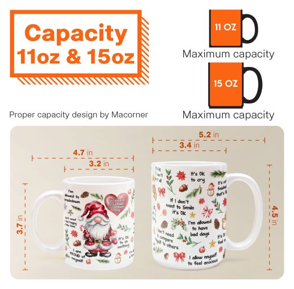 My Christmas Breakdown Mug Gnome Mug - Personalized Mug My Christmas Breakdown Mug Gnome Mug - Personalized Mug
