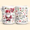 My Christmas Breakdown Mug Gnome Mug - Personalized Mug My Christmas Breakdown Mug Gnome Mug - Personalized Mug