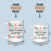 My Emotional Support Coworker - Coworker Personalized Custom Mug - Gift For Coworkers, Work Friends, Colleagues My Emotional Support Coworker - Coworker Personalized Custom Mug - Gift For Coworkers, Work Friends, Colleagues