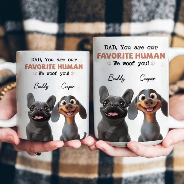 My Favorite Human - Personalized Mug My Favorite Human - Personalized Mug