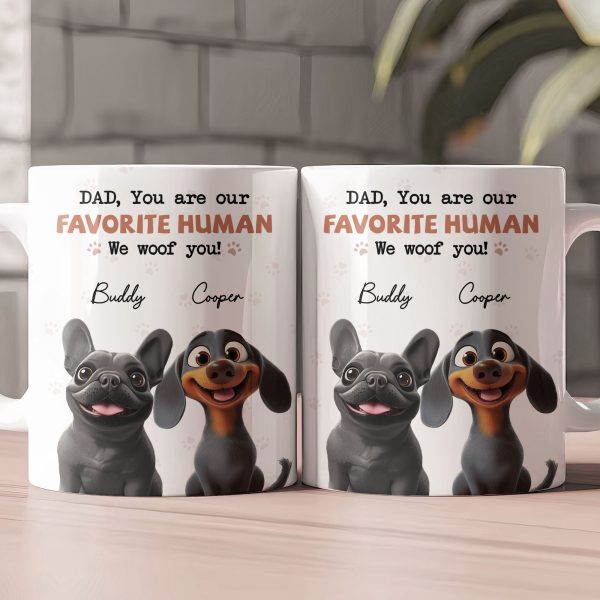My Favorite Human - Personalized Mug My Favorite Human - Personalized Mug