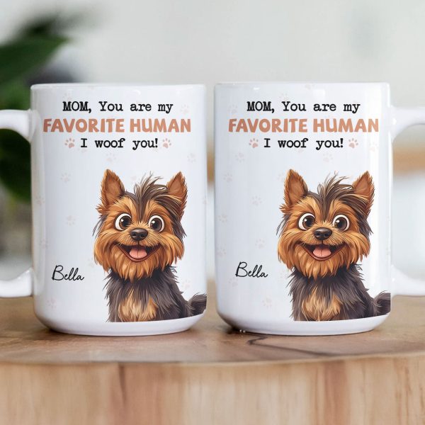 My Favorite Human - Personalized Mug My Favorite Human - Personalized Mug