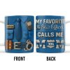My Favorite Police Officer Calls Me Mom Mug - Personalized Custom Coffee Mug - MOM133_MG My Favorite Police Officer Calls Me Mom Mug - Personalized Custom Coffee Mug - MOM133_MG