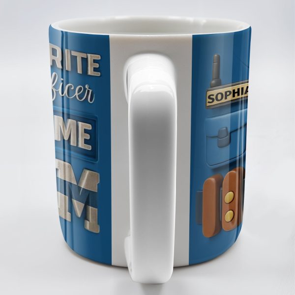 My Favorite Police Officer Calls Me Mom Mug - Personalized Custom Coffee Mug - MOM133_MG My Favorite Police Officer Calls Me Mom Mug - Personalized Custom Coffee Mug - MOM133_MG