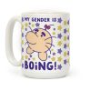 My Gender is Boing! - Mr. Saturn Coffee Mug My Gender is Boing! - Mr. Saturn Coffee Mug