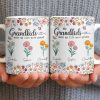 My Grandkids Make My Life More Grand With Flowers And Butterflies - Personalized Custom Coffee Mug - GRK115_MG