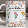 My Grandkids Make My Life More Grand With Flowers And Butterflies - Personalized Custom Coffee Mug - GRK115_MG