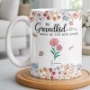 My Grandkids Make My Life More Grand With Flowers And Butterflies - Personalized Custom Coffee Mug - GRK115_MG
