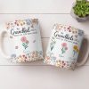 My Grandkids Make My Life More Grand With Flowers And Butterflies - Personalized Custom Coffee Mug - GRK115_MG