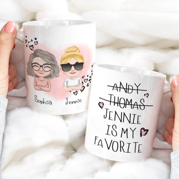 My Kid Is My Favorite - Personalized Mug - Mother's Day Gift - Gift For Mom My Kid Is My Favorite - Personalized Mug - Mother's Day Gift - Gift For Mom