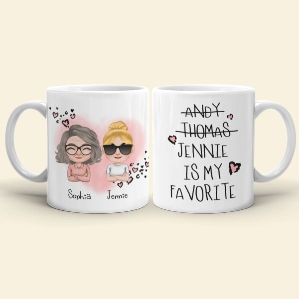My Kid Is My Favorite - Personalized Mug - Mother's Day Gift - Gift For Mom My Kid Is My Favorite - Personalized Mug - Mother's Day Gift - Gift For Mom