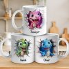 My Little Dino - Family Personalized Custom 3D Mug - Christmas Gift For Family Members My Little Dino - Family Personalized Custom 3D Mug - Christmas Gift For Family Members