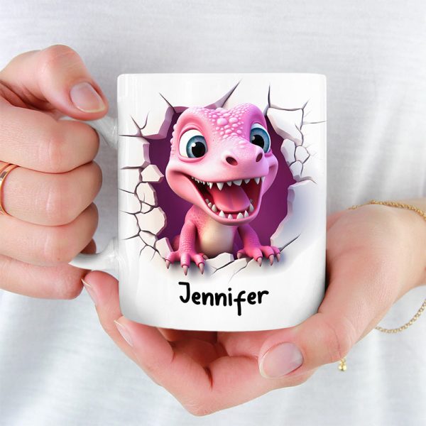My Little Dino - Family Personalized Custom 3D Mug - Christmas Gift For Family Members My Little Dino - Family Personalized Custom 3D Mug - Christmas Gift For Family Members