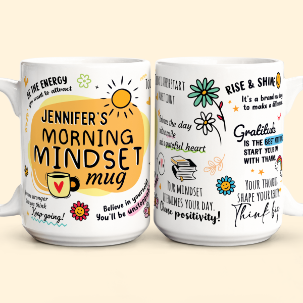 My Morning Mindset Mug Self Love Mug Self Gift - Personalized Mug My Morning Mindset Mug Self Love Mug Self Gift - Personalized Mug
