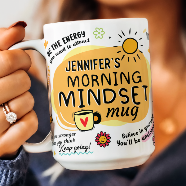 My Morning Mindset Mug Self Love Mug Self Gift - Personalized Mug My Morning Mindset Mug Self Love Mug Self Gift - Personalized Mug