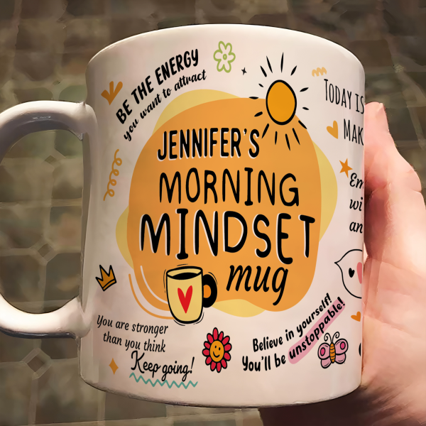 My Morning Mindset Mug Self Love Mug Self Gift - Personalized Mug My Morning Mindset Mug Self Love Mug Self Gift - Personalized Mug