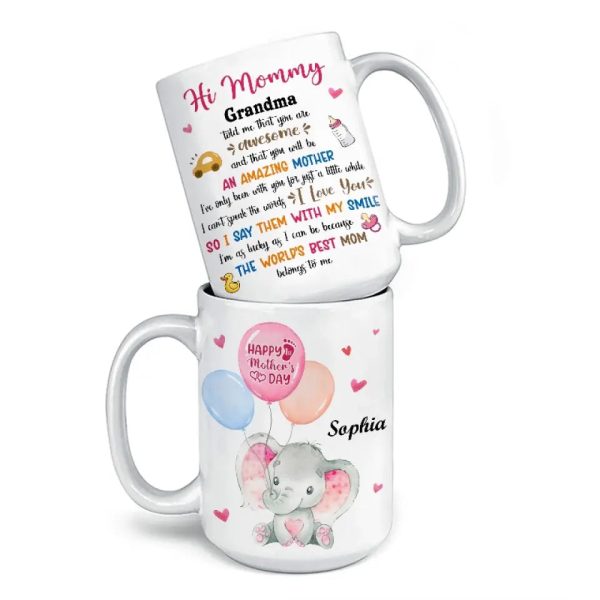 My Mother Is My Root, My Foundation - Family Personalized Custom Mug - Mother's Day, Baby Shower Gift, Gift For First Mom My Mother Is My Root, My Foundation - Family Personalized Custom Mug - Mother's Day, Baby Shower Gift, Gift For First Mom