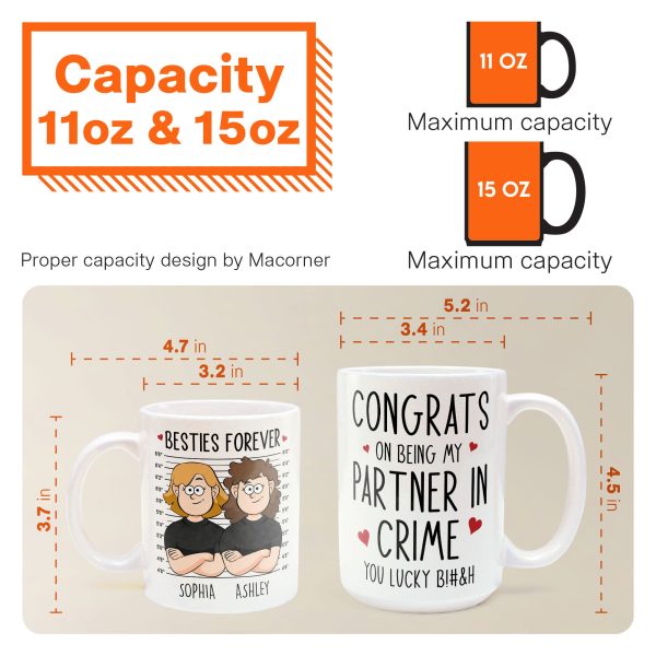 My Partner In Crime - Personalized Mug My Partner In Crime - Personalized Mug