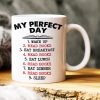 My Perfect Day, Personalized Mug, Gifts For Book Lover My Perfect Day, Personalized Mug, Gifts For Book Lover