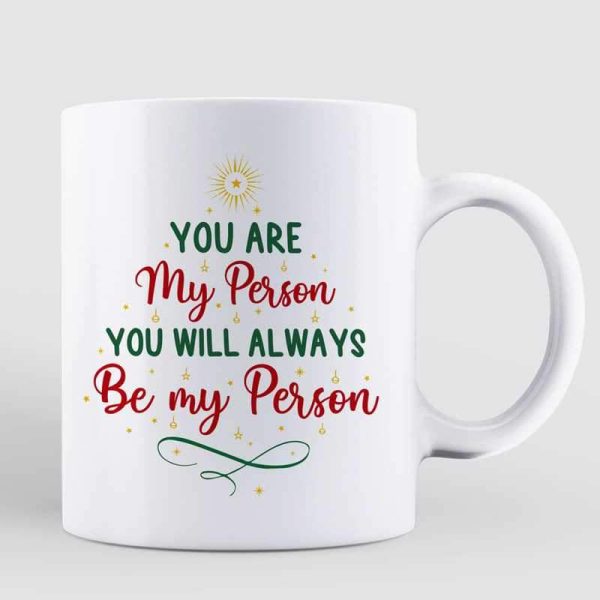 My Person Christmas Besties Personalized Mug My Person Christmas Besties Personalized Mug