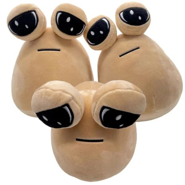 My Pet Alien Pou Plush Toy - Kawaii Soft Stuffed Pillow for Kids