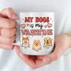 My Pets Are My Valentine - Dog & Cat Personalized Custom Mug - Gift For Pet Owners, Pet Lovers My Pets Are My Valentine - Dog & Cat Personalized Custom Mug - Gift For Pet Owners, Pet Lovers