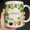 My Shamrock Leprechaun Hat And Rainbow Mug - Personalized Custom Coffee Mug - FAM802_MG My Shamrock Leprechaun Hat And Rainbow Mug - Personalized Custom Coffee Mug - FAM802_MG