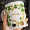 My Shamrock Leprechaun Hat And Rainbow Mug - Personalized Custom Coffee Mug - FAM802_MG My Shamrock Leprechaun Hat And Rainbow Mug - Personalized Custom Coffee Mug - FAM802_MG