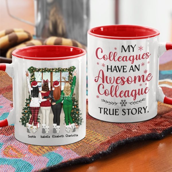 My Sister Has An Awesome Sister True Story - Christmas Gift For Girl, Bestie, Family - Personalized Accent Mug My Sister Has An Awesome Sister True Story - Christmas Gift For Girl, Bestie, Family - Personalized Accent Mug