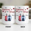 My Valentine Has Wings Angel Wings Design - Personalized Custom Coffee Mug - CPL1367_MG My Valentine Has Wings Angel Wings Design - Personalized Custom Coffee Mug - CPL1367_MG