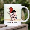 My Wife Is The Most Amazing Mom, Gift For Couple, Personalized Mug, Butt Mug, Mother's Day Gift