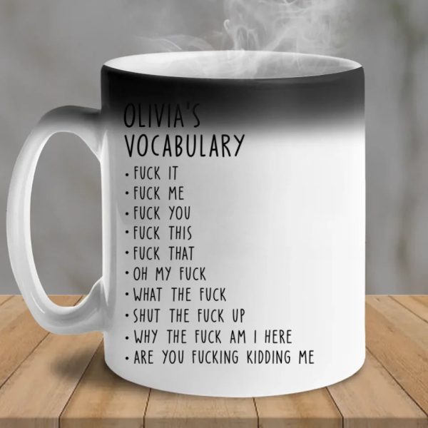 My Work Lexicon - Coworker Personalized Custom Mug - Gift For Coworkers, Work Friends, Colleagues