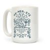 Na-Mer-Ste Mermaid Yoga Coffee Mug Na-Mer-Ste Mermaid Yoga Coffee Mug