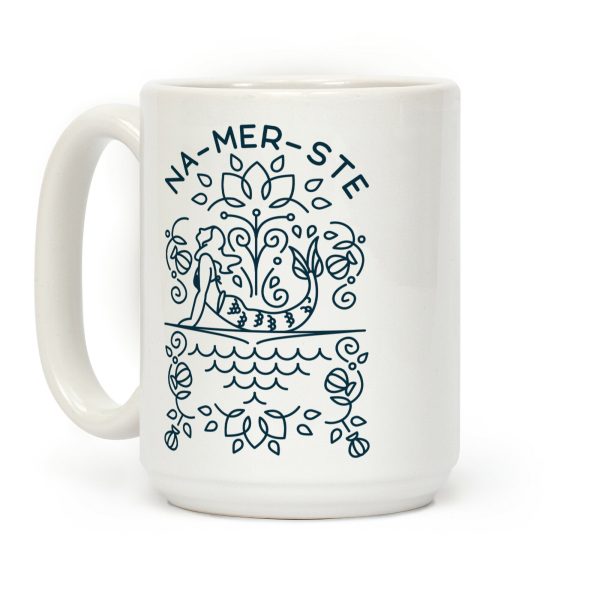 Na-Mer-Ste Mermaid Yoga Coffee Mug Na-Mer-Ste Mermaid Yoga Coffee Mug