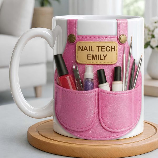 Nail Tech Essential Tools Design - Personalized Custom Coffee Mug - JBS088_MG Nail Tech Essential Tools Design - Personalized Custom Coffee Mug - JBS088_MG
