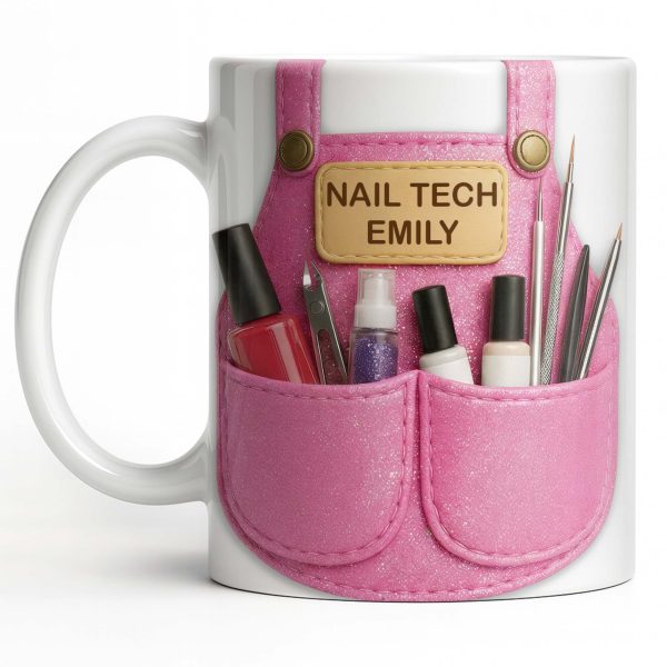 Nail Tech Essential Tools Design - Personalized Custom Coffee Mug - JBS088_MG Nail Tech Essential Tools Design - Personalized Custom Coffee Mug - JBS088_MG