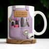 Nail Technician Essentials, Nail Polish And Tools - Personalized Custom Coffee Mug - FAM339_MG