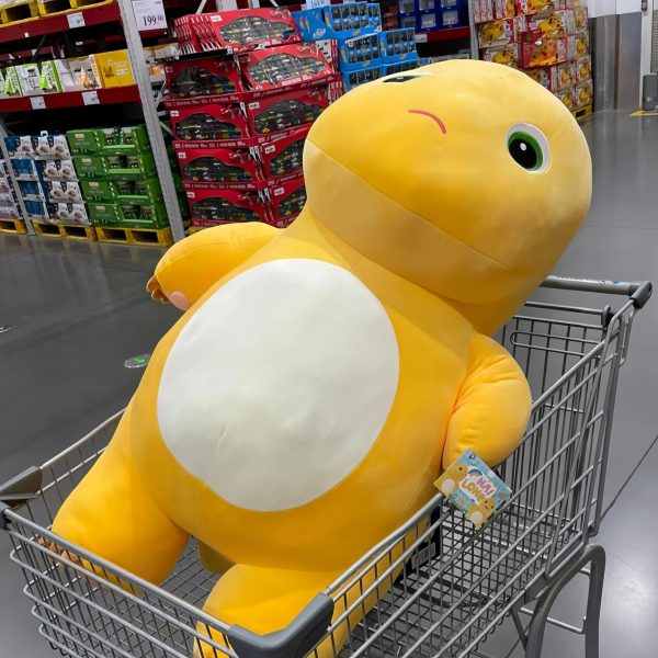 Nailong Yellow Dinosaur Plush Pillow