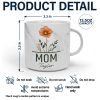 Nana Grandma Mom Birth Flowers - Personalized Marble Mug Nana Grandma Mom Birth Flowers - Personalized Marble Mug