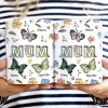 Nana Mom Birth Butterflies - 3D Inflated Effect Printed Mug, Personalized White Edge-to-Edge Mug Nana Mom Birth Butterflies - 3D Inflated Effect Printed Mug, Personalized White Edge-to-Edge Mug