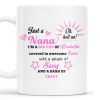 Nana Wonderful Awesome Sauce Sassy Crazy Mug - Personalized Custom Coffee Mug - GRM043_MG