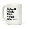 Nandor & Nadja & Laszlo & Colin & Guillermo Coffee Mug Nandor & Nadja & Laszlo & Colin & Guillermo Coffee Mug