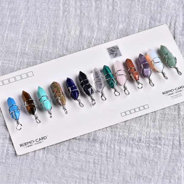 Natural Amethyst Crystal Point Pendant: Diy Jewelry Gift Natural Amethyst Crystal Point Pendant: Diy Jewelry Gift