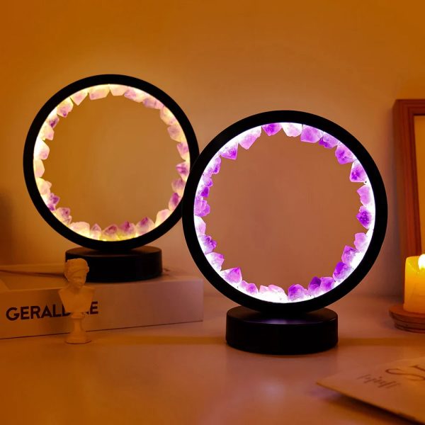 Natural Gemstone Crystal Lamp Natural Gemstone Crystal Lamp