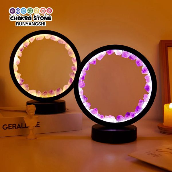 Natural Gemstone Crystal Lamp Natural Gemstone Crystal Lamp
