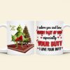 Naughty Green Monster Personalized Gifts For Couple Christmas Coffee Mug 03natn120925 Naughty Green Monster Personalized Gifts For Couple Christmas Coffee Mug 03natn120925
