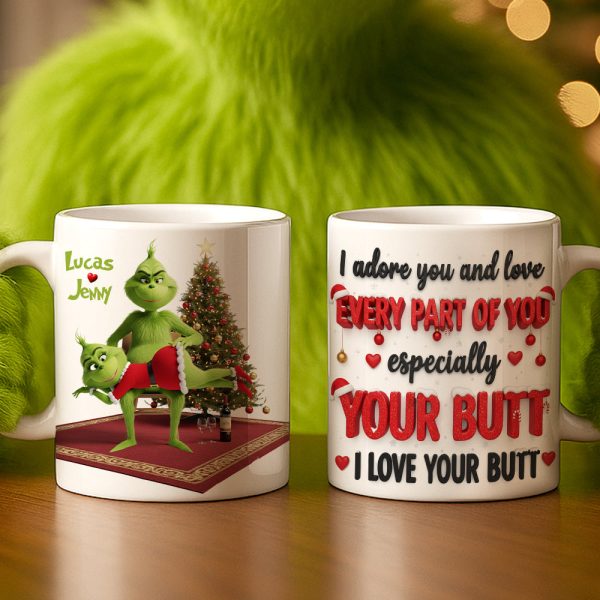 Naughty Green Monster Personalized Gifts For Couple Christmas Coffee Mug 03natn120925 Naughty Green Monster Personalized Gifts For Couple Christmas Coffee Mug 03natn120925