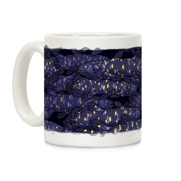 Nautical Coelacanth Fish Coffee Mug Nautical Coelacanth Fish Coffee Mug